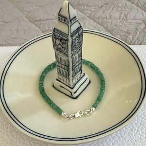 Zambian Emerald gemstone Beaded Bracelet